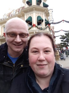 Snowing at Disney Paris