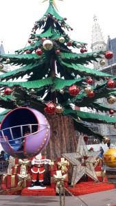 Tree Ride at Gent Christmas Market