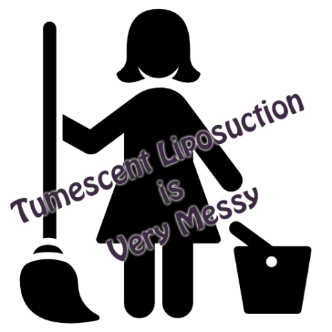 tumescent-liposuction-is-messy-001 Tumescent Liposuction is Messy!